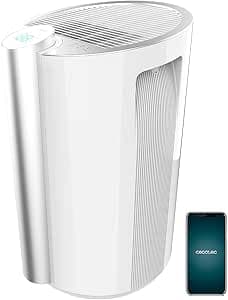 Cecotec Dehumidifier Big Dry 9000 Professional Connected. Timer 12h, 20L/day, Removable tank 4.5L, Coverage 250 m3/h, Gas R290, Quiet, Humidity Adjustment, Wifi Control
