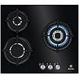 Balay - Gas Hob, 3 Burners, 60 cm wide, Flame Control, GasStop Safety, Butane Gas Ready, Black, 3ETG663HB : 252.89